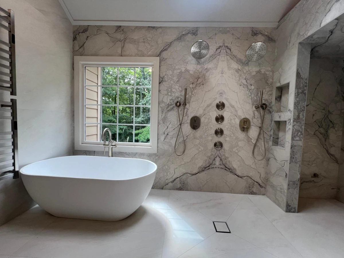Bathroom after renovation in Alpharetta GA