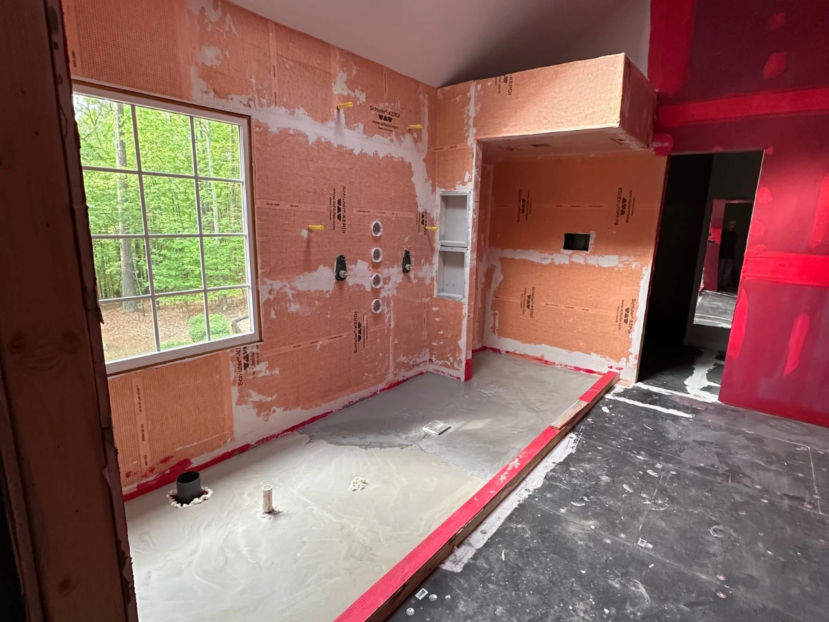 Bathroom before renovation in Alpharetta GA
