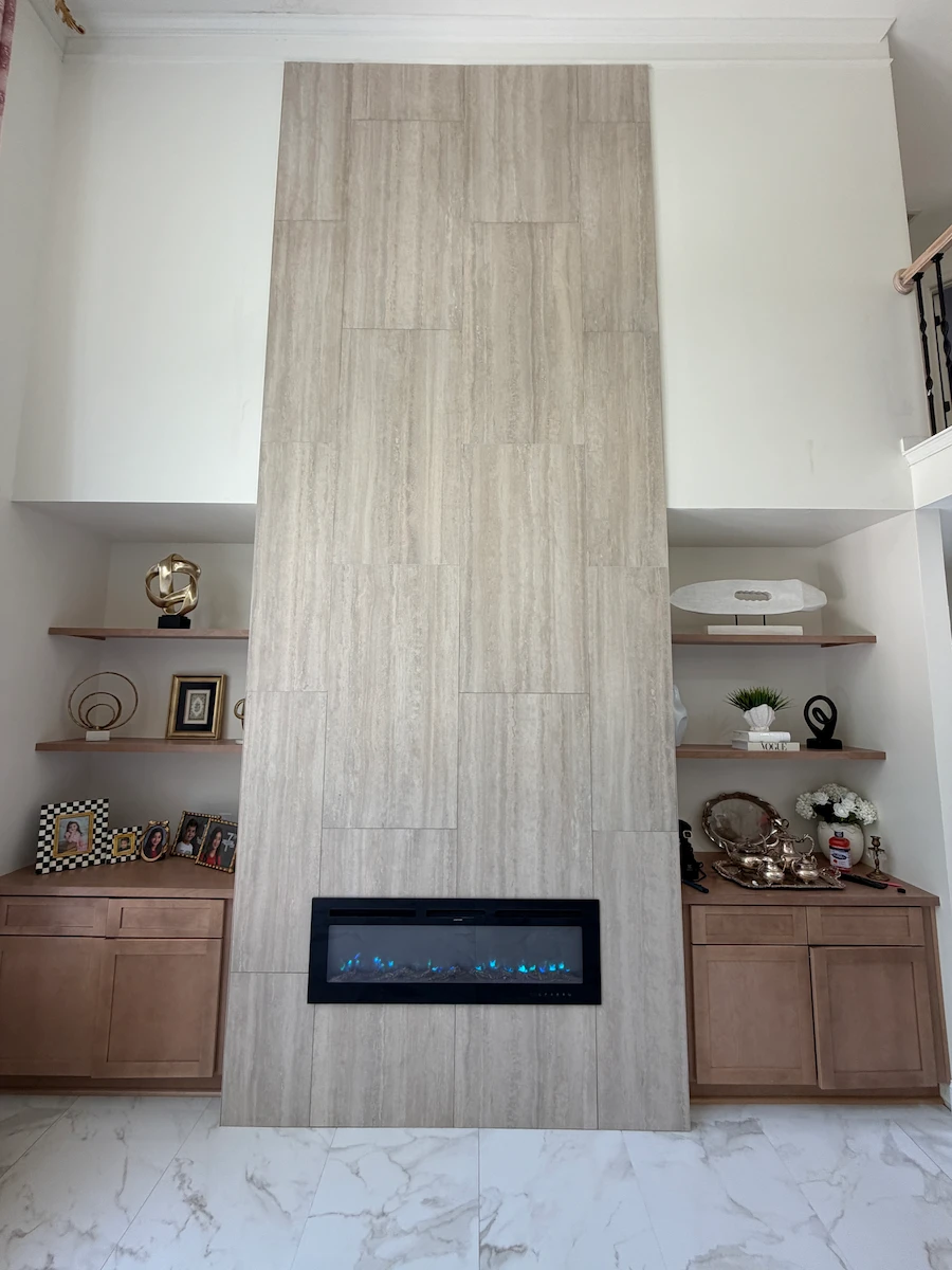 Tile after installation in Cumming GA